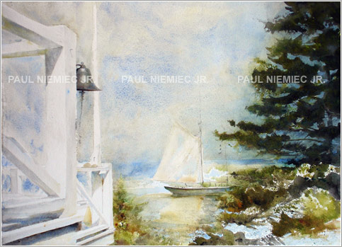 Mornings bell, limited edition print by Paul Niemiec Jr. Running Wind Studio 