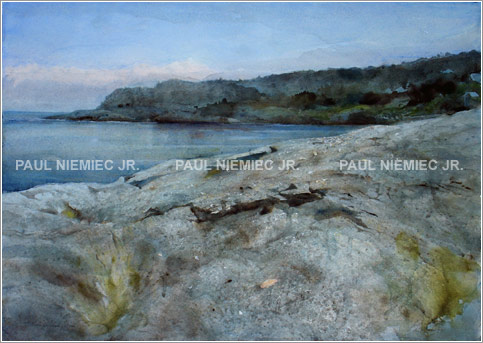 Strewn About, limited edition print by Paul Niemiec Jr. Running Wind Studio 