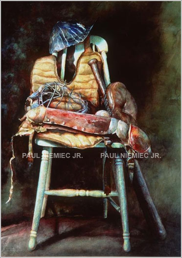 Catchers Pride, art by Paul Niemiec Jr. Running Wind Studio